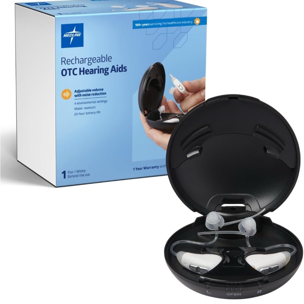 Medline Rechargeable OTC Hearing Aids